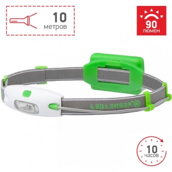 Налобный фонарь LED LENSER NEO Зеленый Налобный фонарь LED LENSER NEO Зеленый